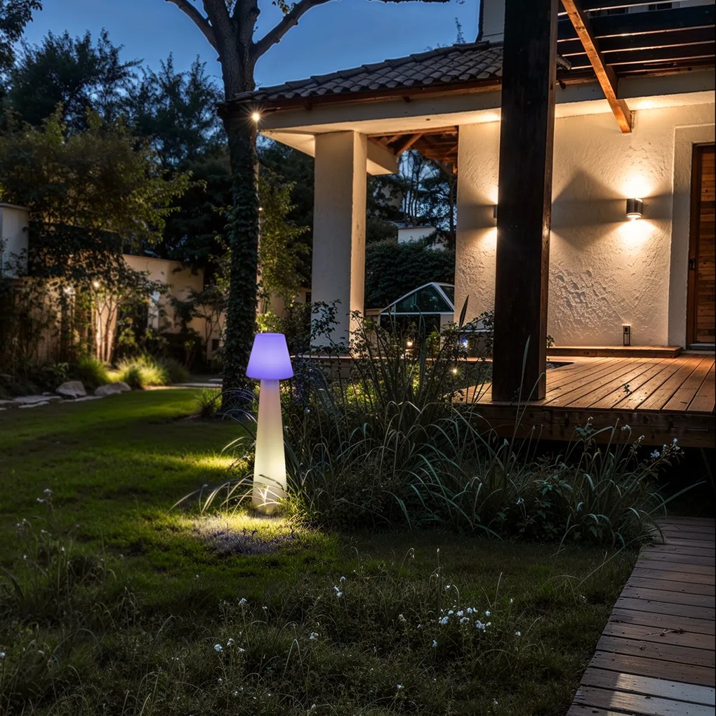 Lampa de podea de design pentru exterior alb IP44 - Katrijn