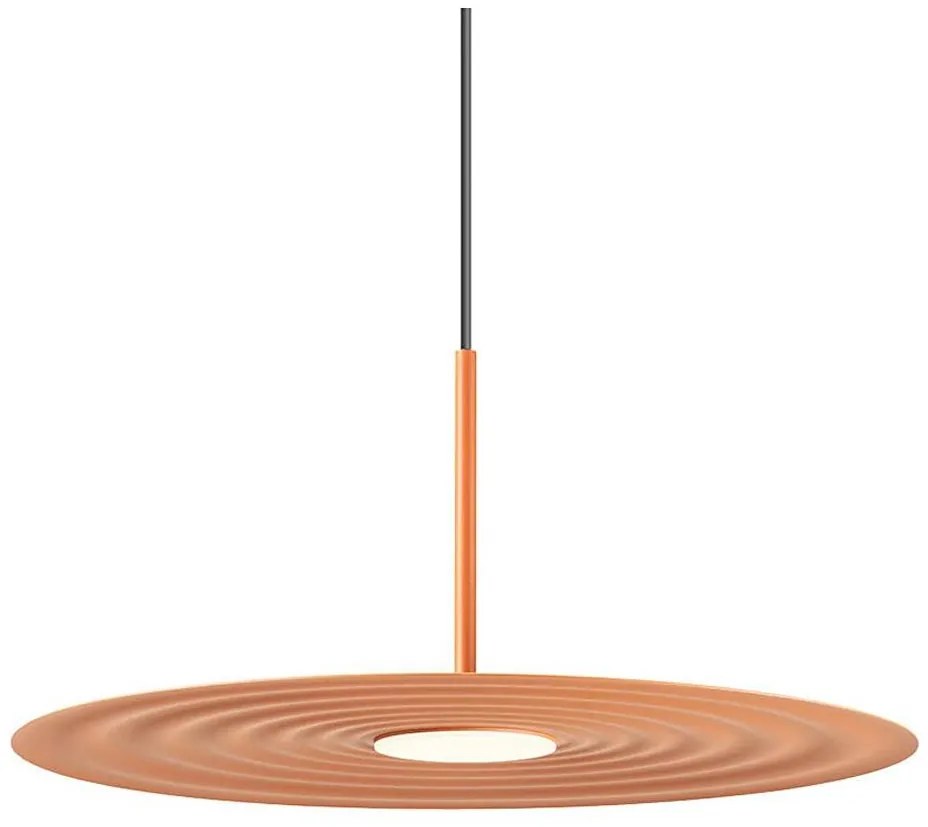 Redo 01-3045 - Pendul LED pe cablu LAKE LED/13W/230V CRI 90 Ø 50 cm portocaliu