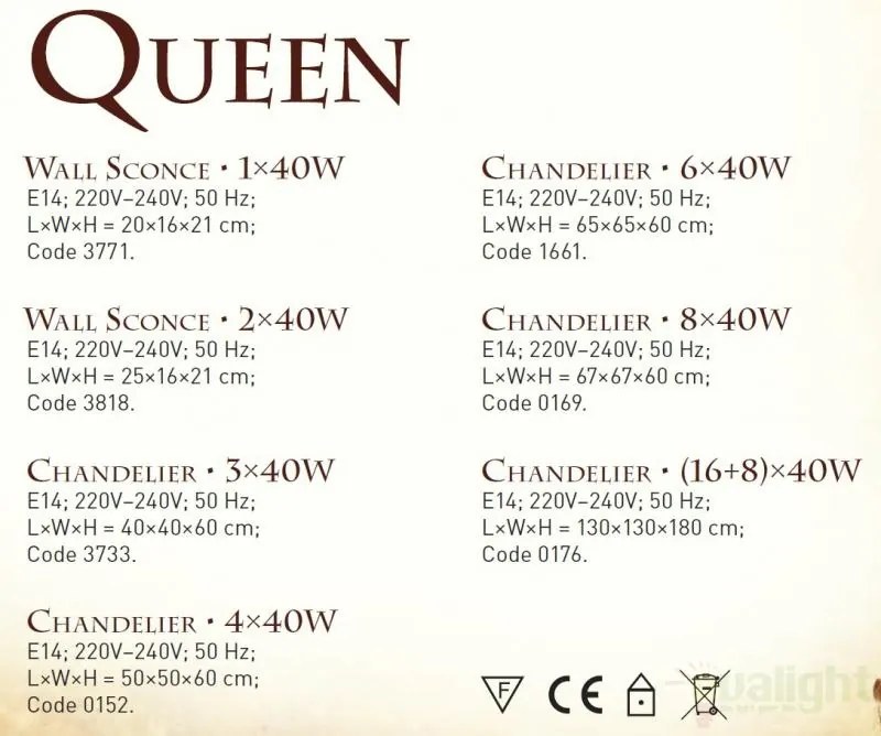 Aplica de perete rustica fabricata manual din lemn Queen WOOD-QU-AP1