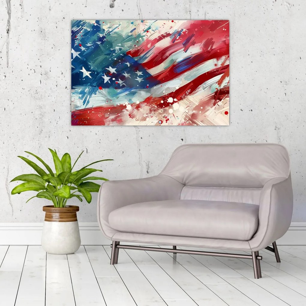 Tablou - Steagul SUA (90x60 cm)