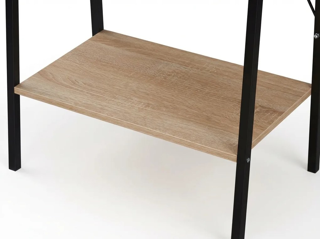 Biblioteca TAYLOR SONOMA 4 etajere 147x60 cm, stejar sonoma