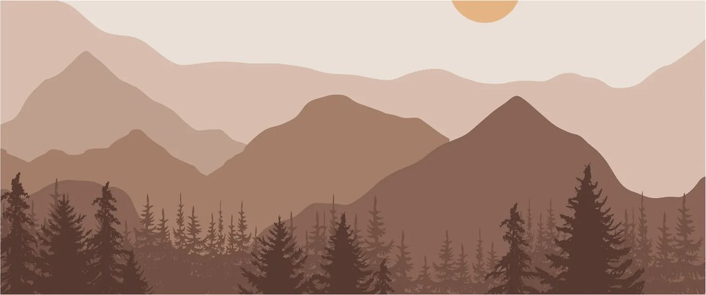 Tablou - Munții Maro N⁰1 (120x50 cm)