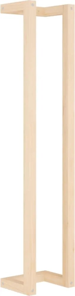 vidaXL Suport pentru prosoape, 23x18x110 cm, lemn masiv de pin