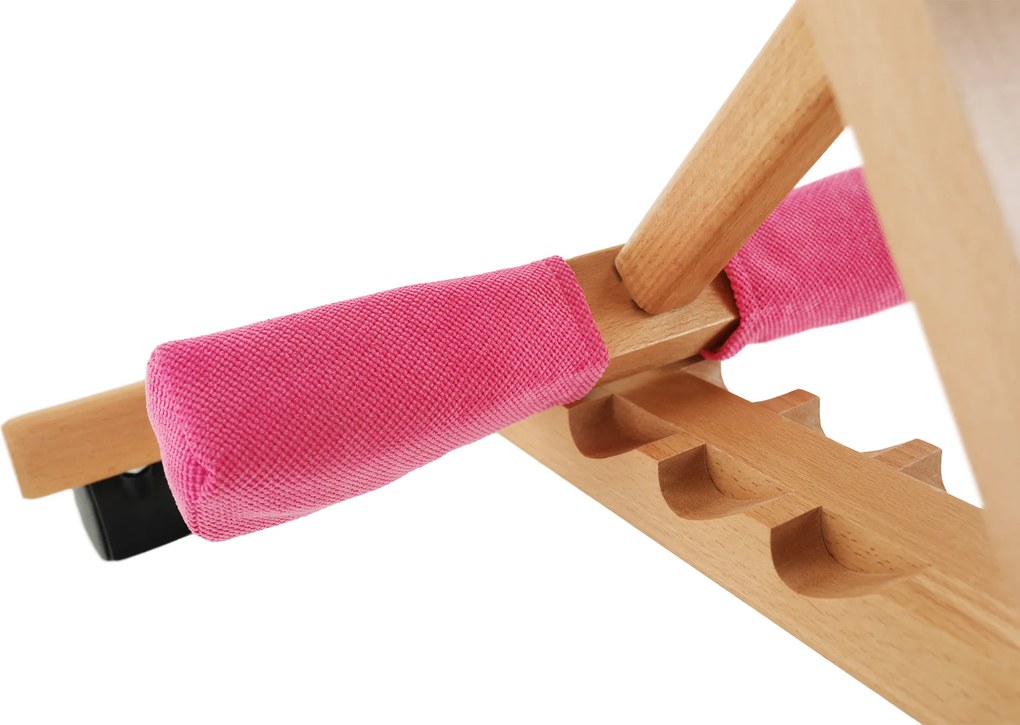 Scaun genunchi ergonomic, roz/ fag, GROCO