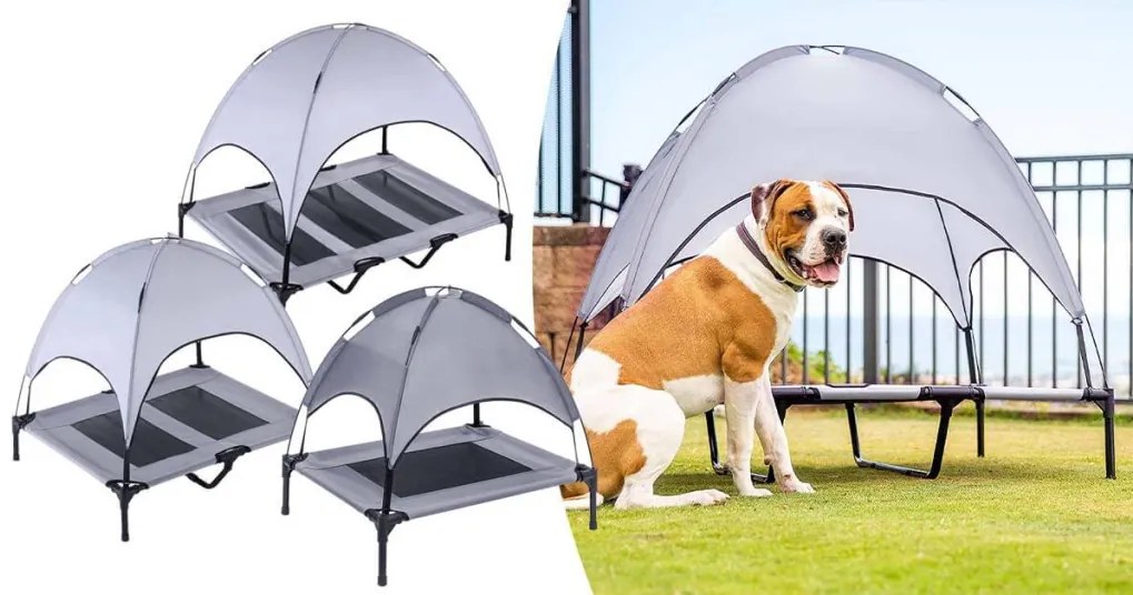 Culcus cu parasolar pentru animale de companie-L