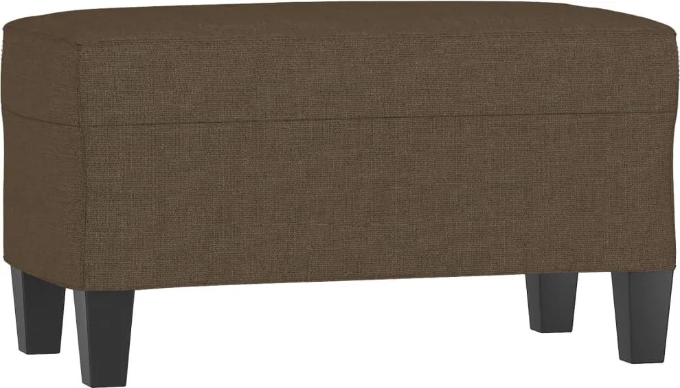 vidaXL Bancă, maro, 70x35x41 cm, textil