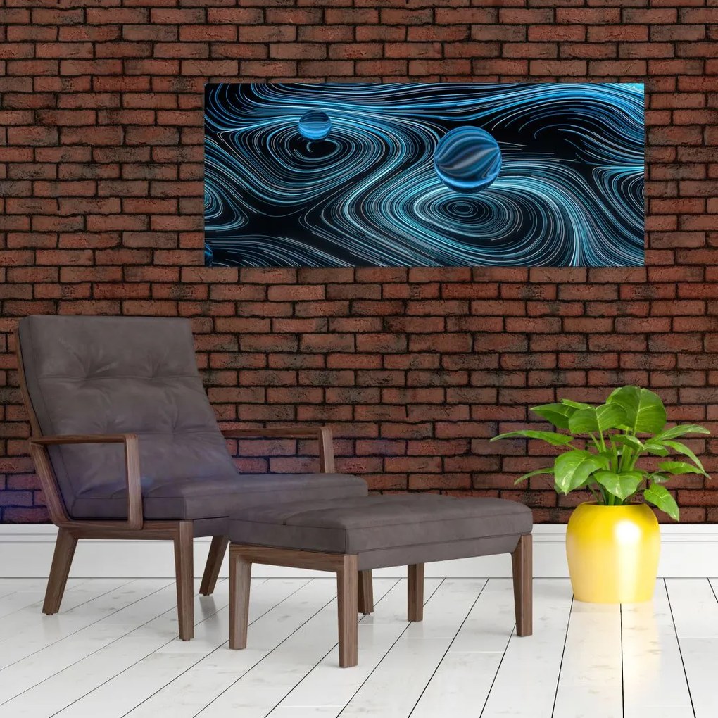 Tablou abstract (120x50 cm)
