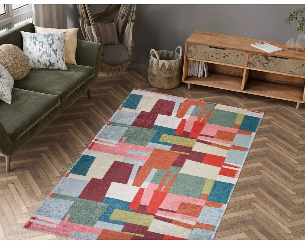 Covor lavabil 60x100 cm Blocks of Fun – Vitaus