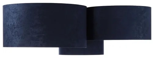 Plafonieră SPACE 3xE27/60W/230V albastru/auriu