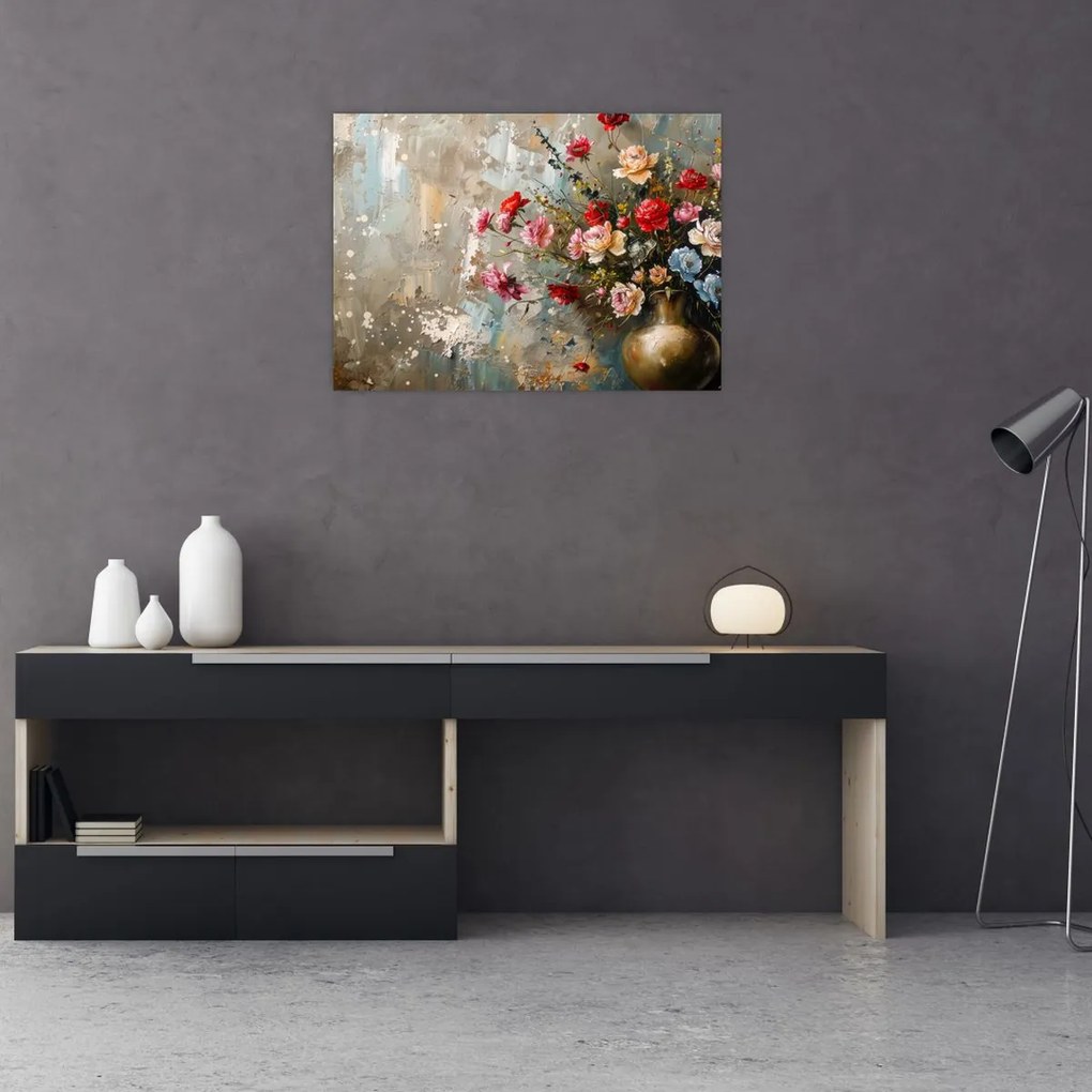 Tablou - Vaza de flori (70x50 cm)