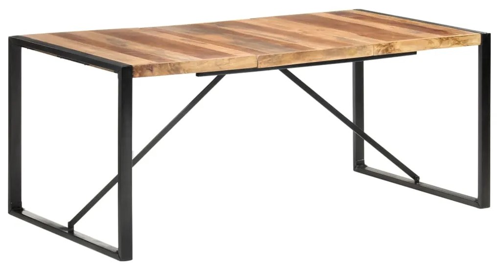 vidaXL Masă de bucătărie, 180x90x75 cm, lemn masiv