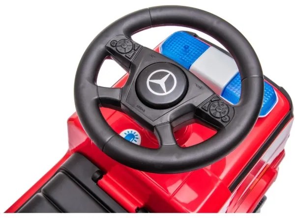 Bicicletă fără pedale Mercedes C-Class mașină de pompieri, roșu