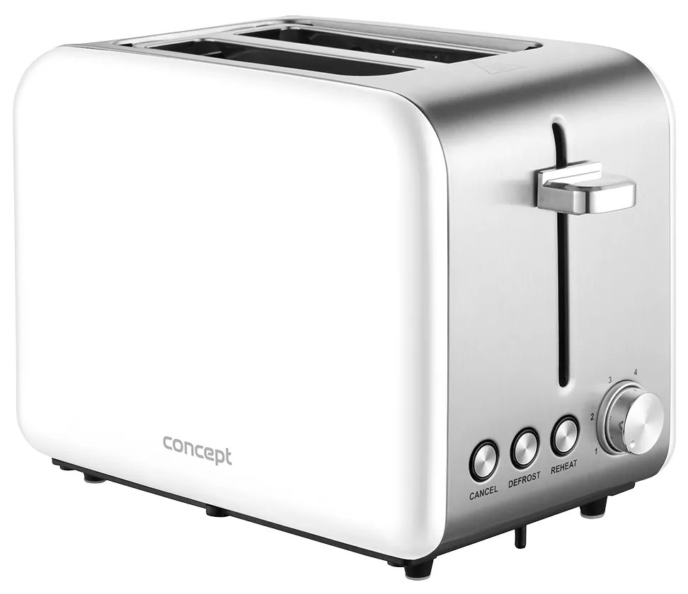 Toaster Concept TE2051, alb