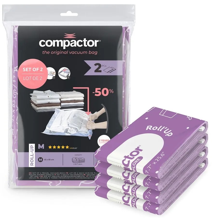 Saci de vidat 4 buc. Roll Up M – Compactor