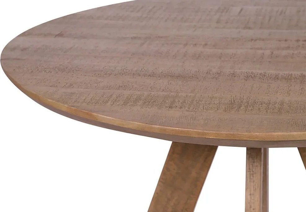 Masa rotunda din lemn de mango ART WOOD 120cm