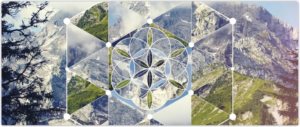 Tablou - Model geometric (120x50 cm)