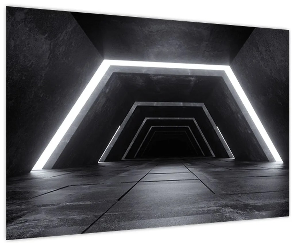 Tablou - Tunel futurist (90x60 cm)