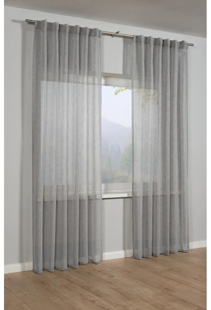 Draperie gri 245x140 cm Natur - Gardinia