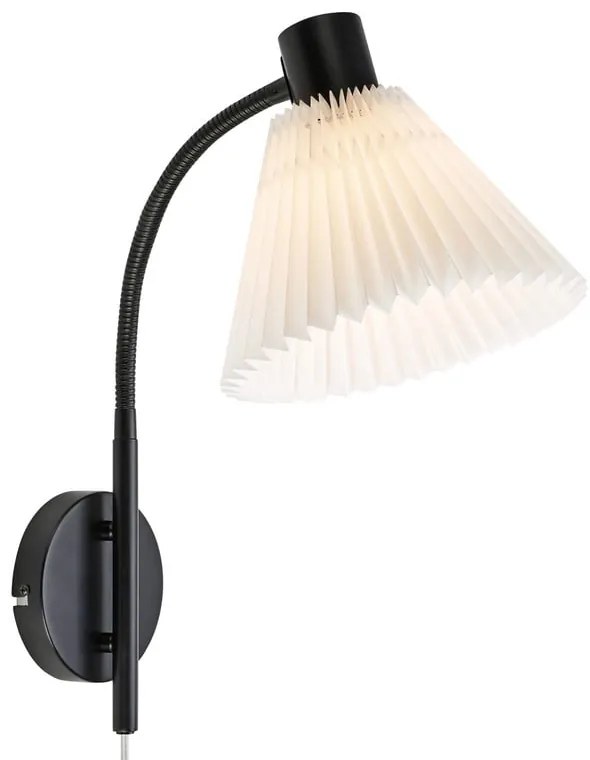 Aplică de perete alb-negru Mira – Markslöjd