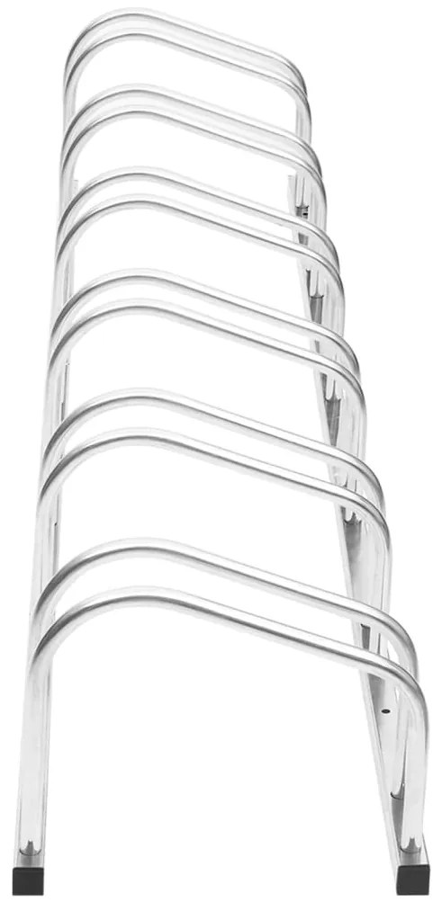 Suport de biciclete, pentru 6 biciclete, otel galvanizat