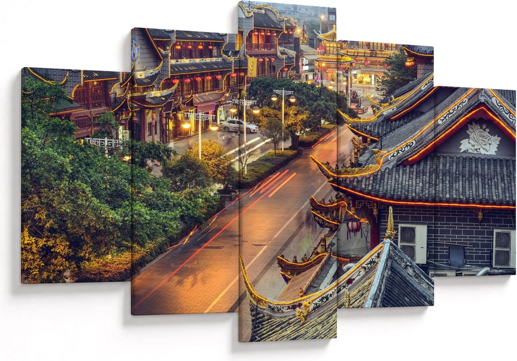 Tablou - Qintai Road, Chengdu, China (150x105 cm)