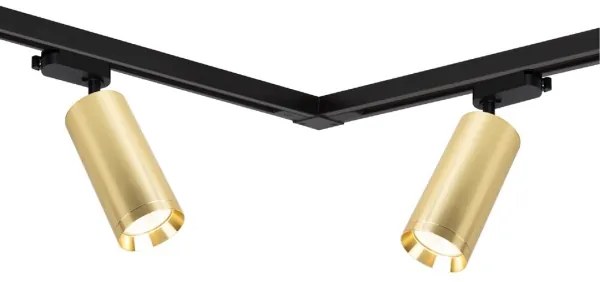 Spot in sistem de șină MICA 4xGU10/10W/230V auriu/negru