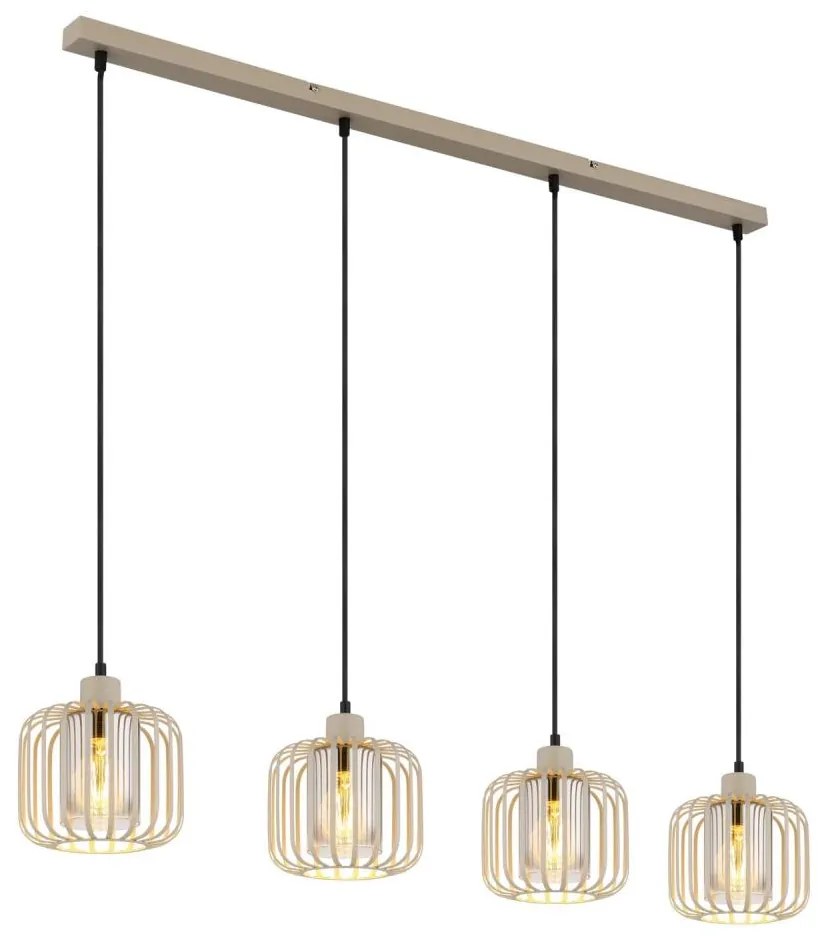 Globo ALFRED 15758-4H - Lustră suspendată pe cablu, 4xE27/40W/230V