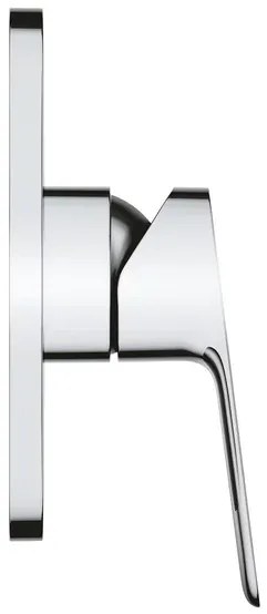 Baterie dus incastrata Grohe Cubeo crom lucios fara corp ingropat
