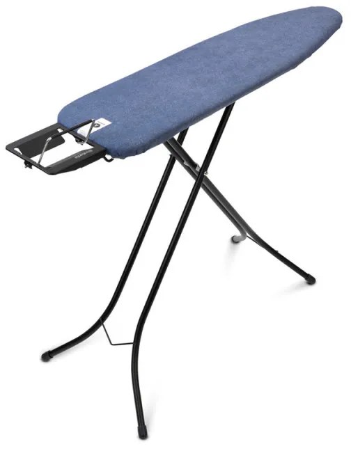 Masa de calcat Brabantia A 1003325, 110x30 cm, 7 pozitii de reglare, Suport fier de calcat, Albastru