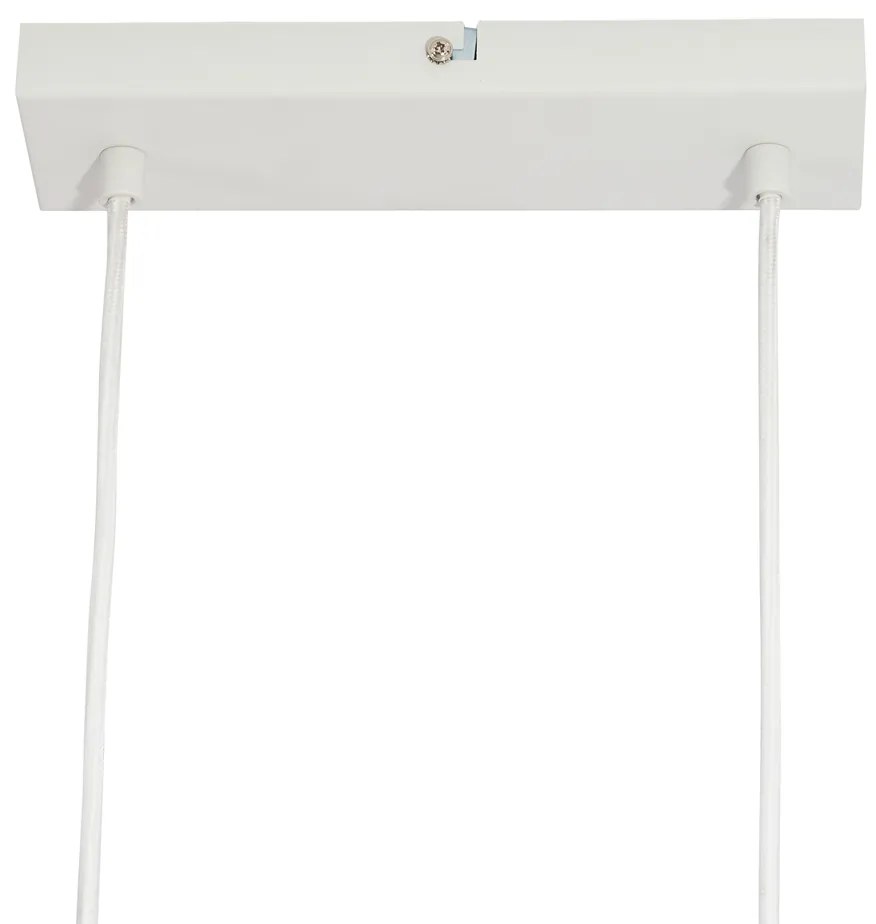 Lampă suspendată modernă cu imprimeu lemn cu alb 6 lumini - Jeana Straight