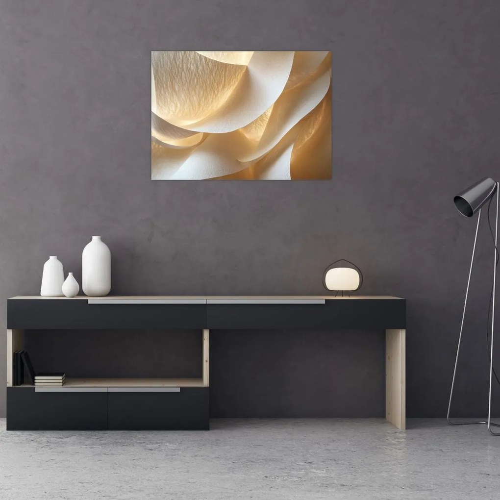 Tablou pe sticlă - Textură de Hârtie (70x50 cm)