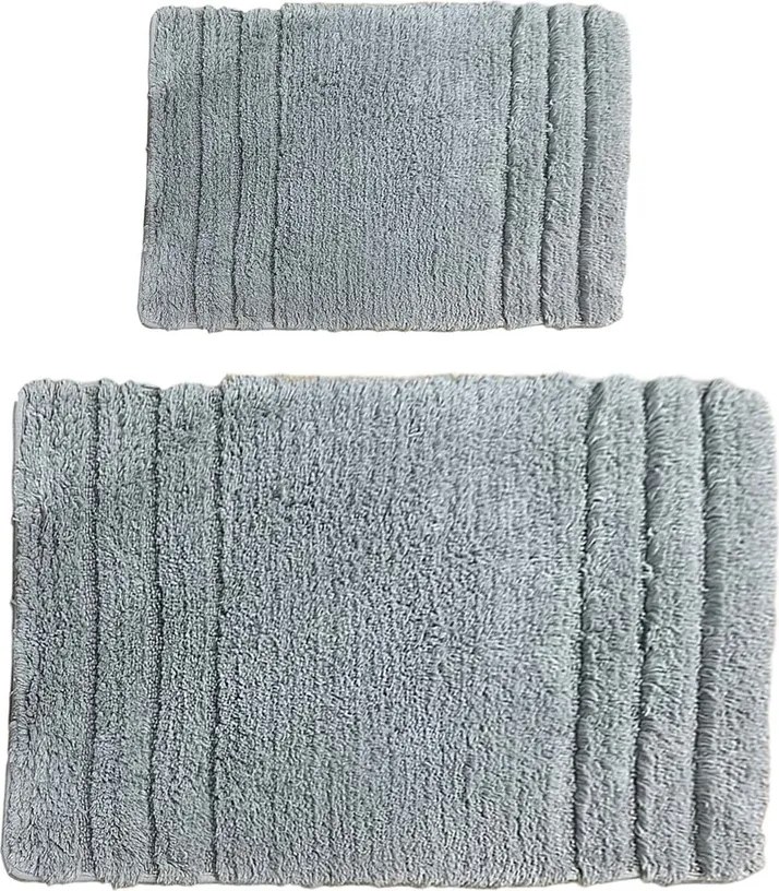 Set covorase de baie, L'essentiel Maison, Elena, Gri