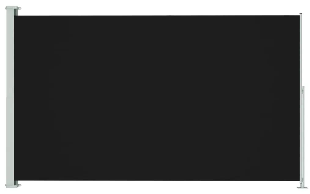 Copertina laterala retractabila de terasa, negru, 200x300 cm Negru, 200 x 300 cm