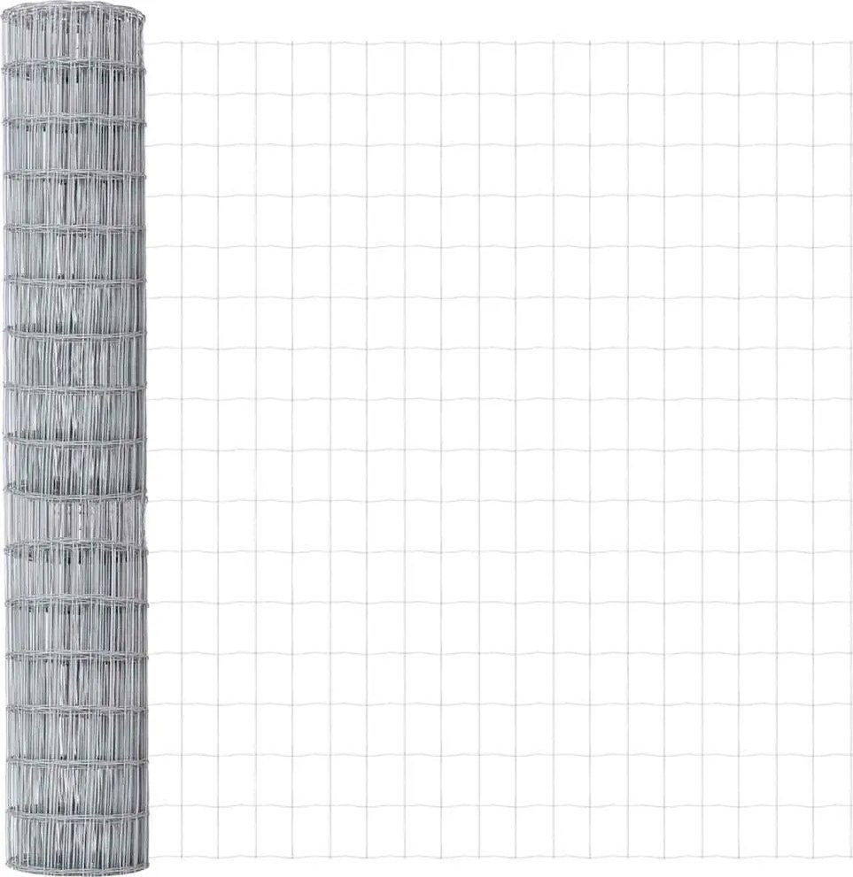 vidaXL Gard Euro 1,5 x 10 m Fier acoperit cu PVC