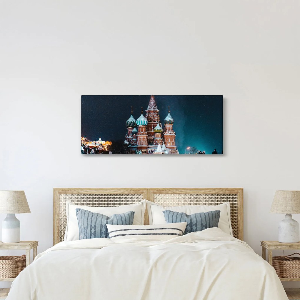 Tablou construcției din Rusia (120x50 cm)