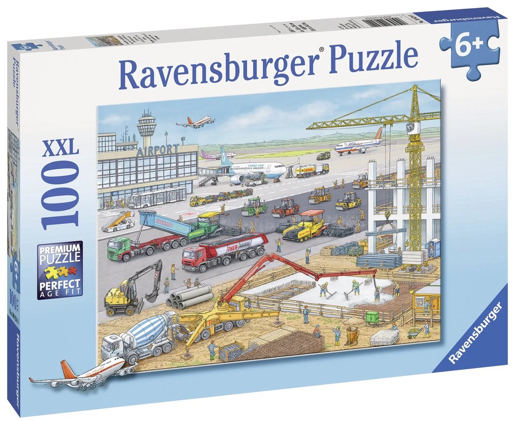 PUZZLE SANTIER AEROPORT, 100 PIESE - RAVENSBURGER (RVSPC10624)