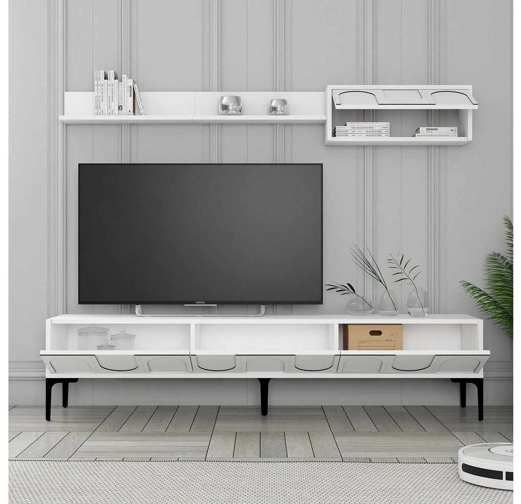 Mobilier living Bipemu 4 (alb + negru) . 1095711
