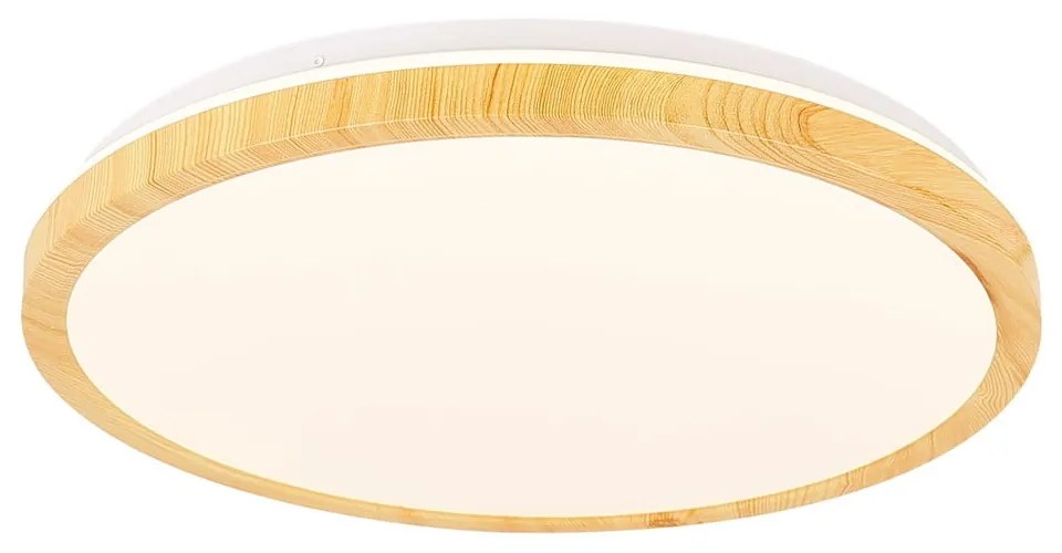 Plafonieră în culoare naturală LED ø 48 cm Gandava – Candellux Lighting