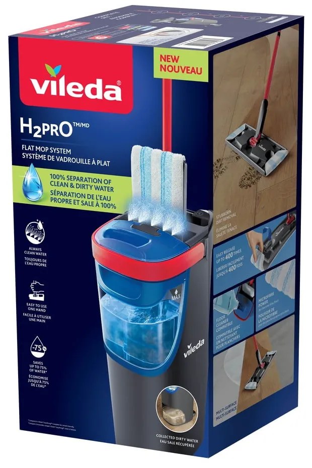Mop cu găleată H2PrO – Vileda