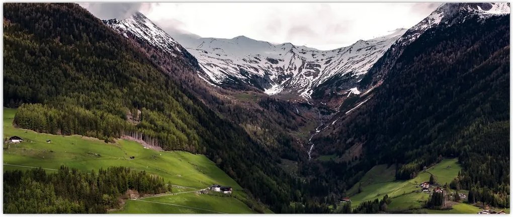 Tablou - Valea la poalele munților (120x50 cm)