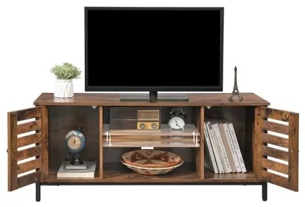 Comodă TV VOLTAR maro/negru