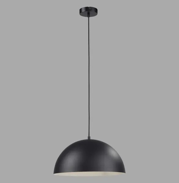 Schöner Wohnen 11728-18 - Lampă suspendată ALI pe cablu, 1xE27/25W/230V, Ø 38 cm, negru