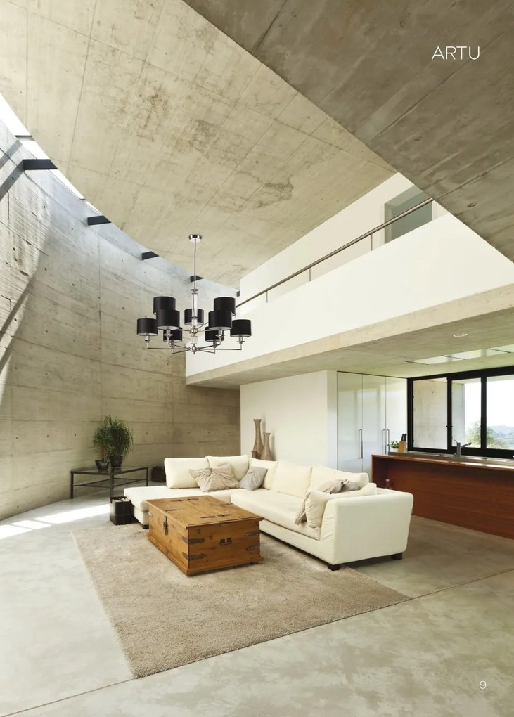 Lampadar modern realizat manual Artu