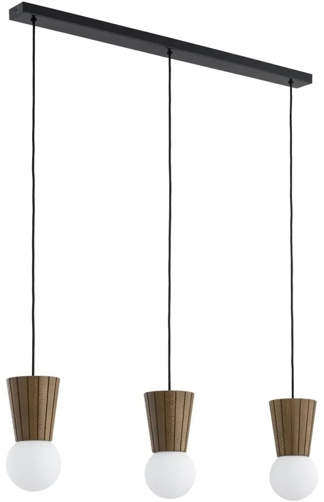 Argon 6358 - Lustră pentru baie VOLANTE, suspendată pe cablu, 3xG9/6W/230V IP44, maro