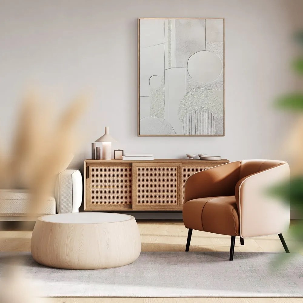 Tablou cu detalii pictate manual 70x100 cm Lan – Styler