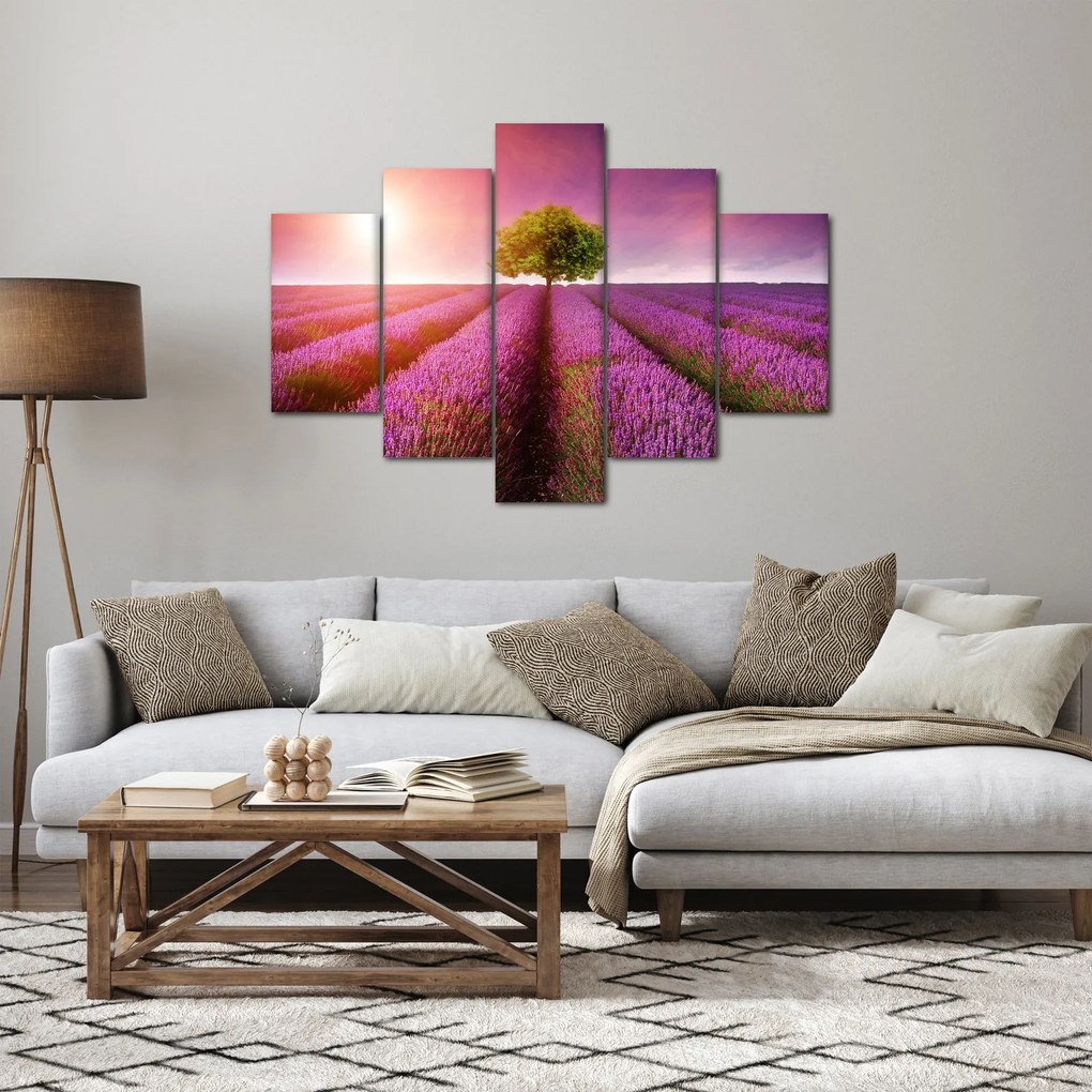 Tablou câmp cu lavandă (150x105 cm)
