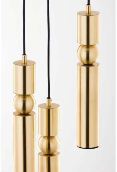 Lustră pe cablu Jupiter 2019 ALAS 3xGU10/10W/230V auriu