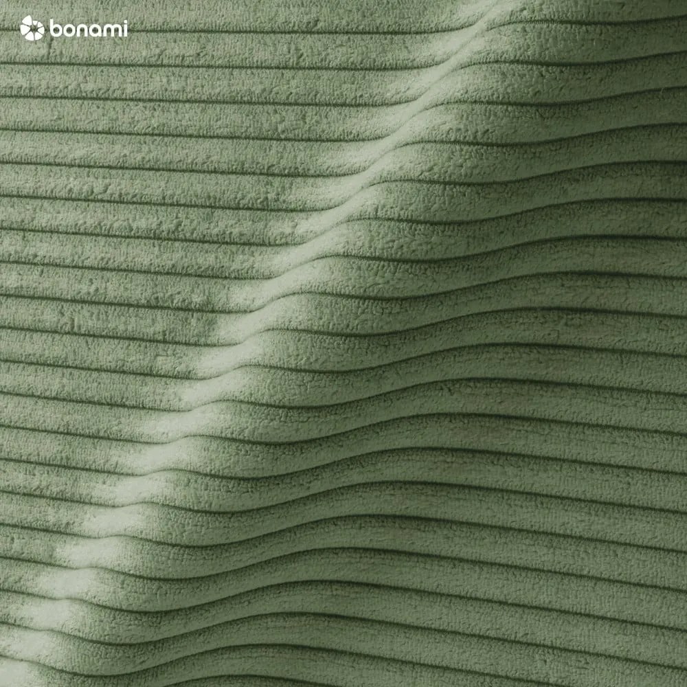 Taburet verde deschis cu tapițerie din catifea reiată Tori – Bonami Selection