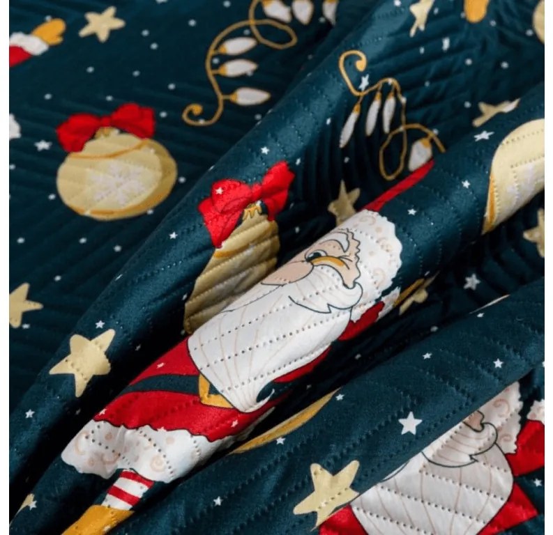 Cuvertura de pat SANTA, albastru Dimensiune: 200 x 220 cm