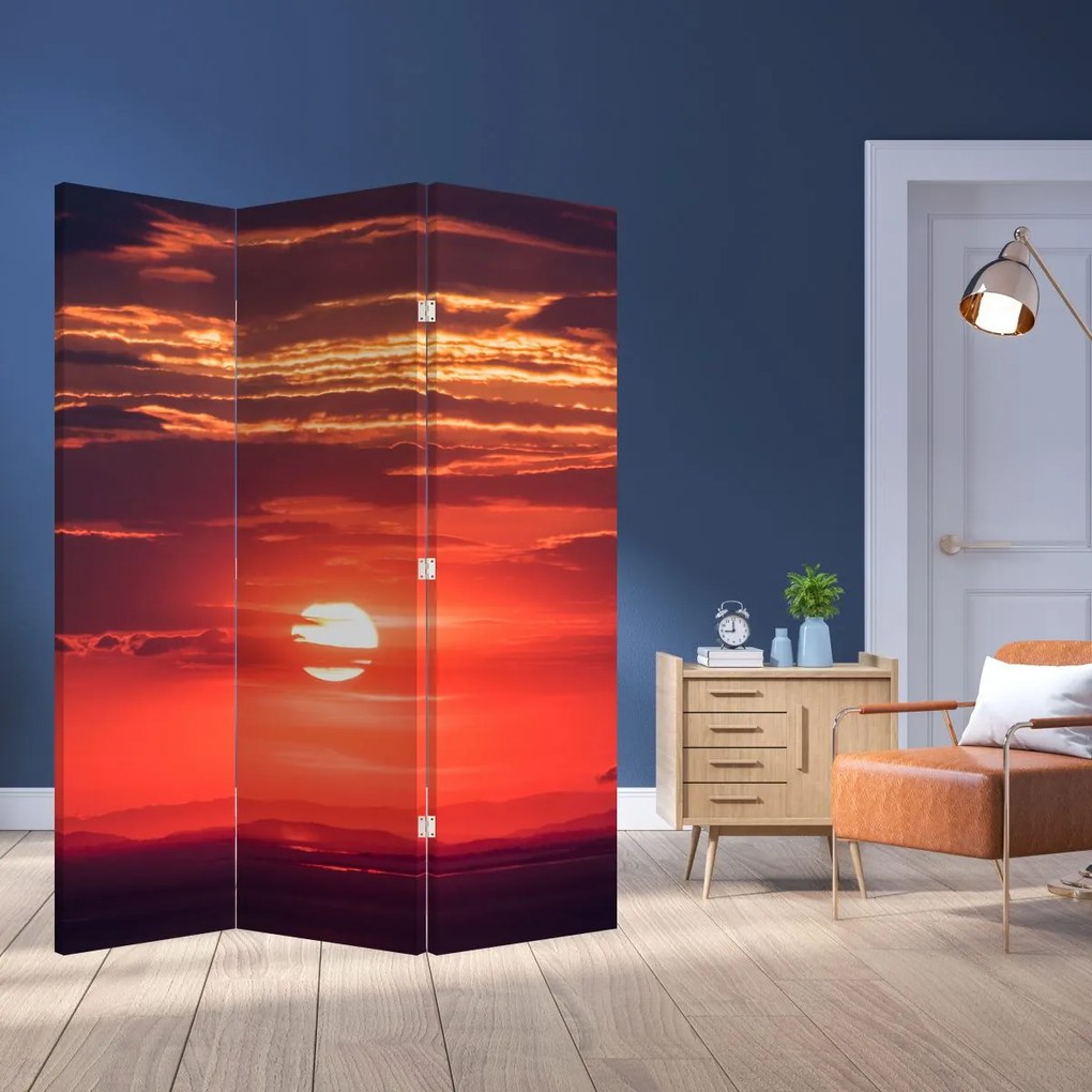 Paravan - Soarele colorat (126x170 cm)
